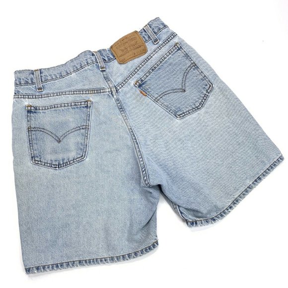 mens levi denim shorts sale